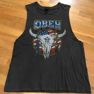 Obey sleeveless top